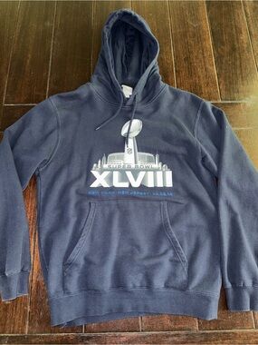 Super Bowl XLVIII Navy Hoodie